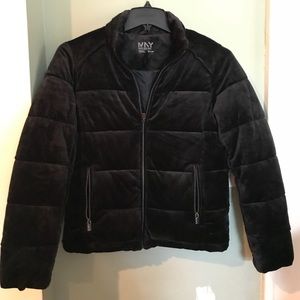 marc new york velvet puffer jacket